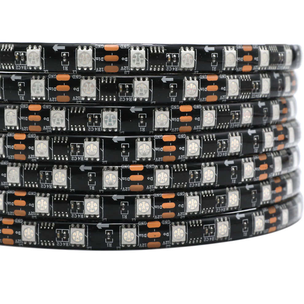 WS2811 DC12V IP65 Waterproof 1.64ft~16.4ft 18LEDs/Ft Full Color Chasing Flexible Addressable LED Strips WS2811 DC12V IP65 Waterproof 1.64ft~16.4ft 18LEDs/Ft Full Color Chasing Flexible Addressable LED Strips